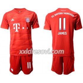 FC Bayern München JAMES 11 Domaći Dječji Komplet Dresovi za Nogomet 2019-2020 (+ kratke hlače)